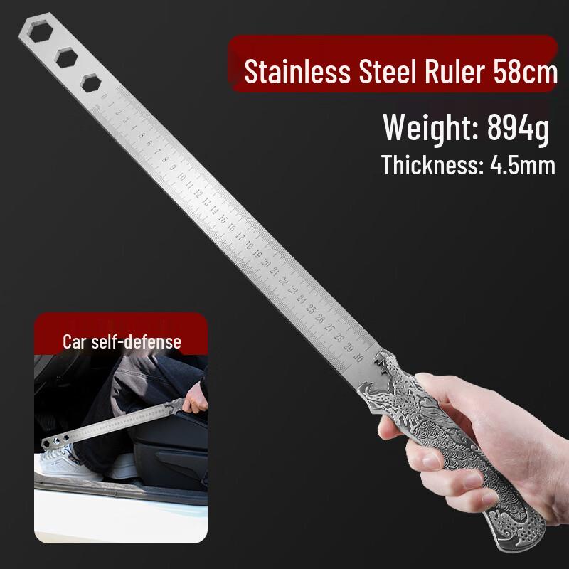 

Zhishi Stainless Steel Thickened Multifunction Ruler