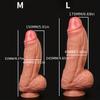 1pc Thick & Long Realistic Dildo – Soft Silicone Penis Toy for Women & Lesbians, Lifelike Texture, Strong Suction, Adult Erotic Product