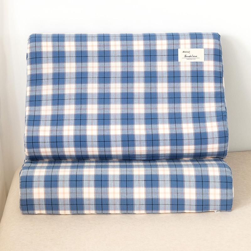 Latex Memory Pillow with Cotton Pillowcase for Children, 50x30cm, Washable, Four Seasons Use, Pillowcase 60x40cm.