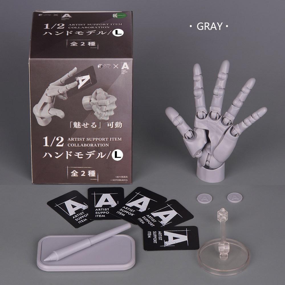 1/2 Scale Mini Hand Figure Gashapon Action Figure Model Toys Highly Articulated Finger Joints Right Hand for Drawing Sketch