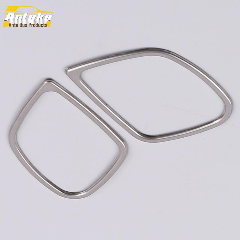 15 CRV Front Pillar Speaker Ring - Stainless Steel Decorative Frame for Center Console A-Pillar