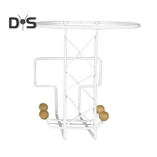 Helmet Holder Storage Rack Wall Mount Strong Load-bearing Sturdy Construction Easy Installation Helmet Bracket with Hook