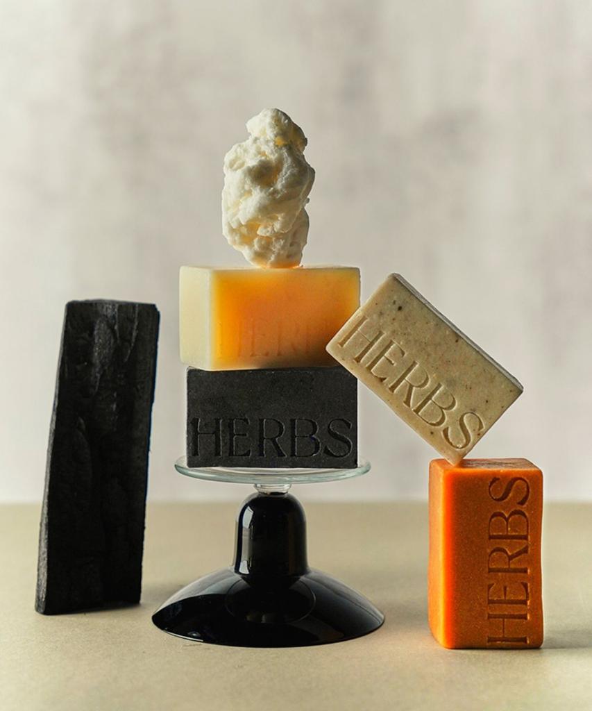 [Free Pouch] Anti-Hair Loss Shampoo Bar Black Bar Mildly Acidic Non-Irritating Hair Care & 2-Pack Dual Set 200g