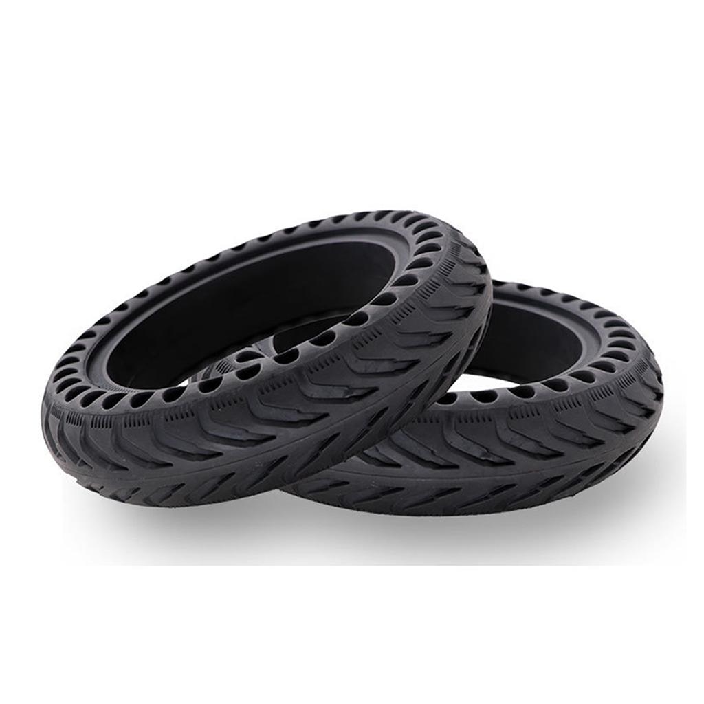 8 Inch Electric Scooter Wheel Front/Rear Electric Scooter Solid Rubber Scooter Replacement Wheels for Electric Scooter