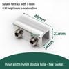 Punch-Free Child Safety Window Lock for Sliding Windows and Doors
