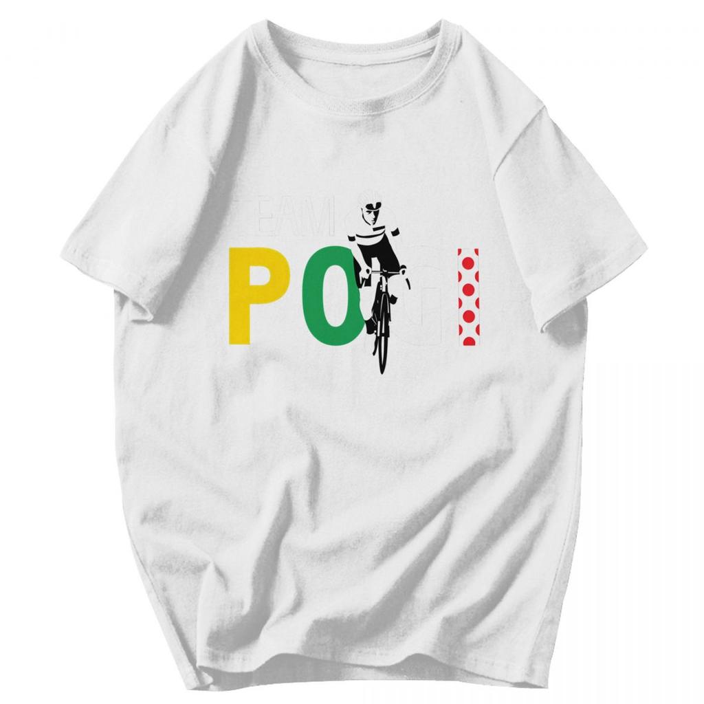 Men T Shirt Team Pogi Tadej Pogacar Tour De France Cotton Y2K Graphic Tees Unisex Clothes T Shirts