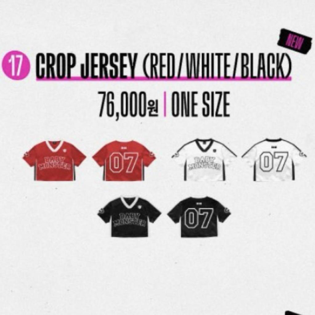 [USED] BABYMONSTER Pop-Up Crop Jersey Red