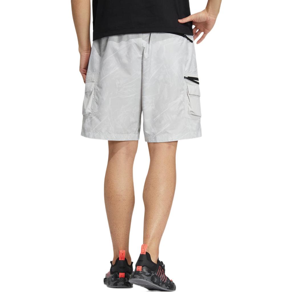 Adidas Gradient Straight Loose Sports Shorts Men Bottoms Light-Grey HS7289