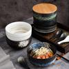 Ceramic Ramen Bowl Set Reusable Kitchen Bowl Japanese-Style Large Bowl Salad Bowl Cereal Bowl Picnic Bowl Instant Noodle Bowl for Soups Porridge