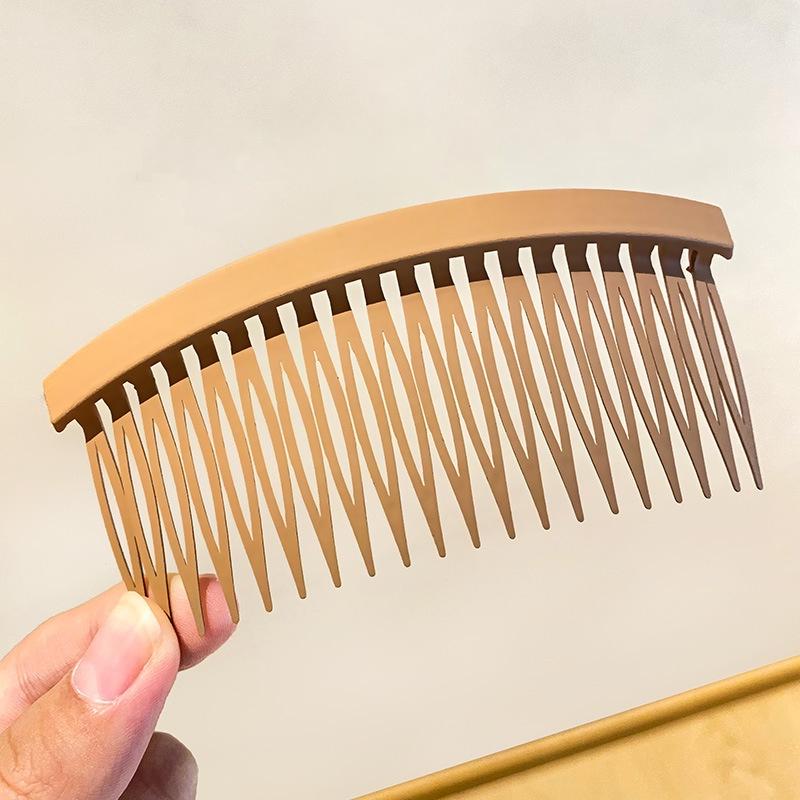 AISHG Women Fashion Hair Comb Large Simple Hairpin Bangs Fixed Arrangement Broken Hair Accessories Back Head Hair Comb Headdress