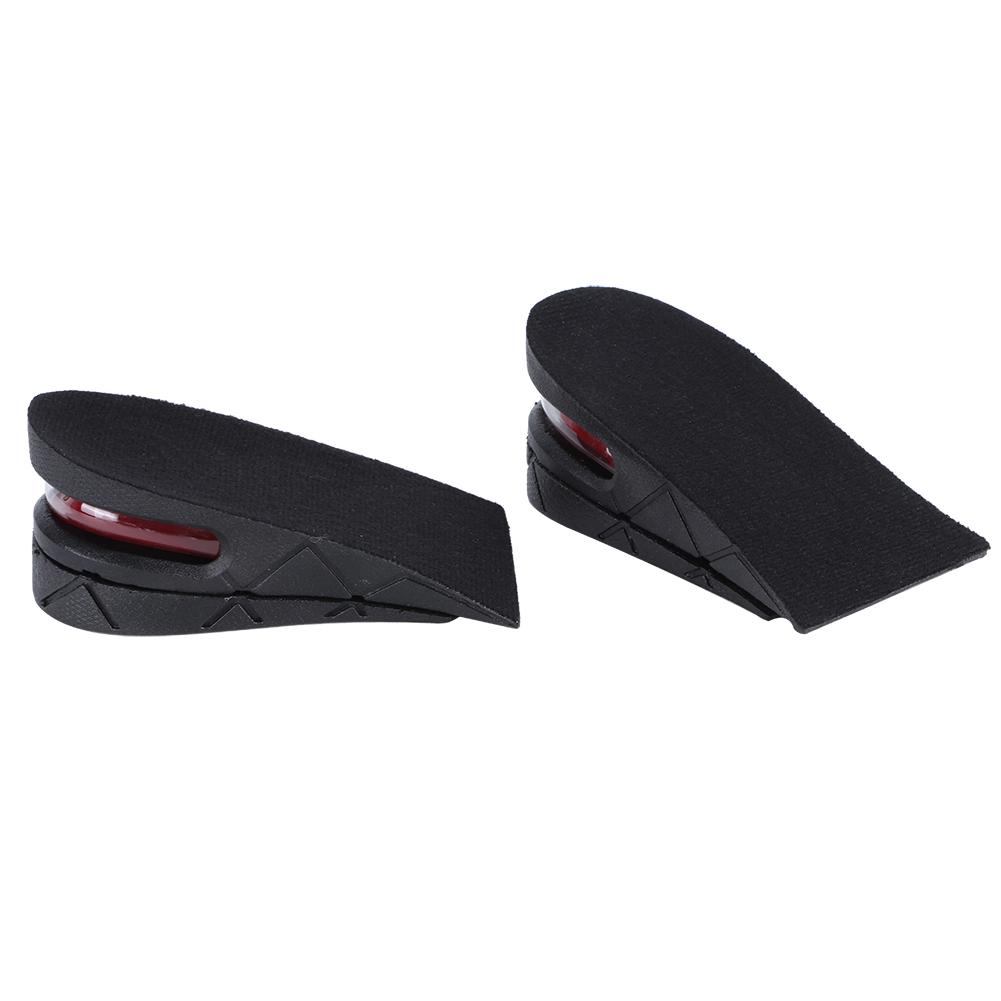 Hommes Femmes Universel Respirant Semelles Augmentant la Hauteur Coussinets Rehausseurs de Chaussures 5cm Noir