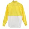 Supreme 14SS Long Sleeve Two-tone Color Cotton Shirt S Yellow Men's Used