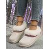 2025 Plus Size Winter New Arrival Comfortable Chunky Sole Padded Toe Ethnic Style Slip-On Snow Boots Cotton Boots for Women
