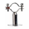 304 Stainless Steel Sanitary Pipe Clamp with Base