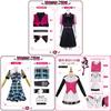 Monster High Frankie Stein Cosplay Kostüm Mit Kleid Und Accessoires Für Anime Rollenspiel