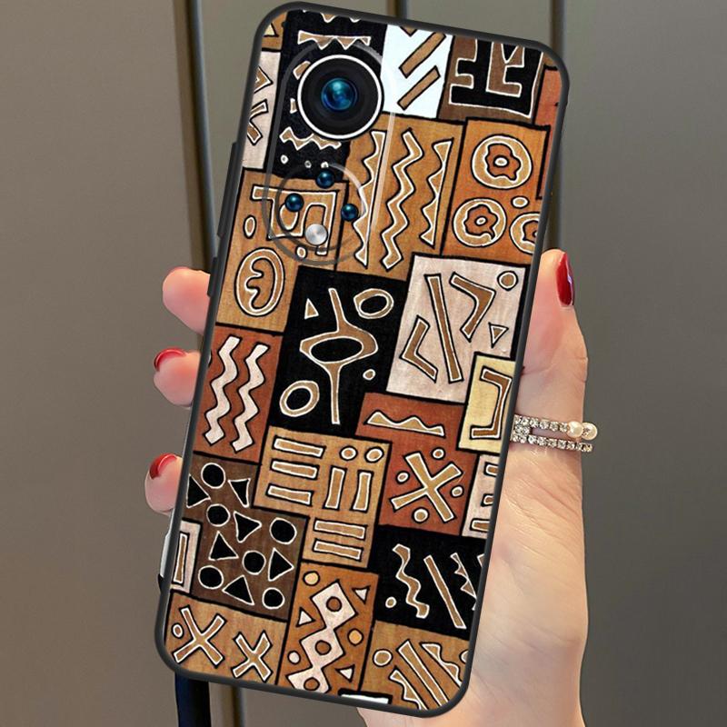 

African Fabric Print Case For Honor X8b X9b 90 70 50 Magic 5 Pro Magic 6 Lite X6 X7 X8 X9 X6a X7a X8a X9a Cover Honor X8 5G