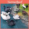 Figures Animal Realistic Model With Ducks Rooster Swans For Decorative Display