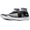 Free Rn Motion Flyknit 2017 'Black White' Women's 880846-001
