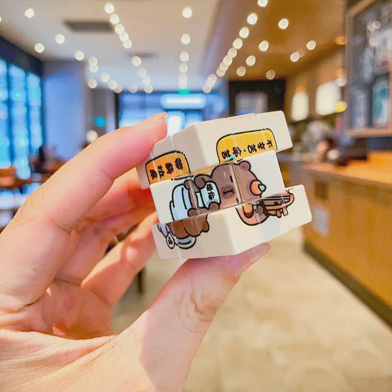Pi Kabala Guinea Pig & Capybara Rubik's Cube Educational Toy Pendant for Kids
