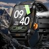 Novo Relógio Inteligente Militar para Homens ao Ar Livre Lanterna Bateria Grande de 880mAh IPX8-3ATM Chamada Bluetooth Smartwatches Para Android e iOS