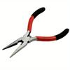 2pcs/set Needle Nosed Pliers 5 Inch DIY Hand Prebuilt Coil Wire Long Nose Pliers Portable Durable Steel Repair Tool
