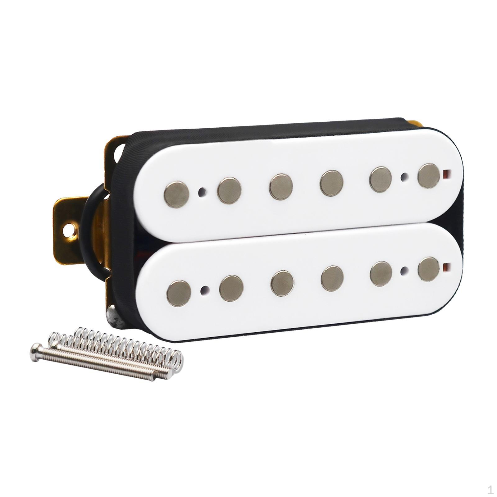 

Humbucker Pickup Instrument Accessory for 6 Strings Double Coil чорний