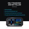 Car Universal Solar Tire Pressure Monitoring System USB Rechargeable High Accuracy TPMS