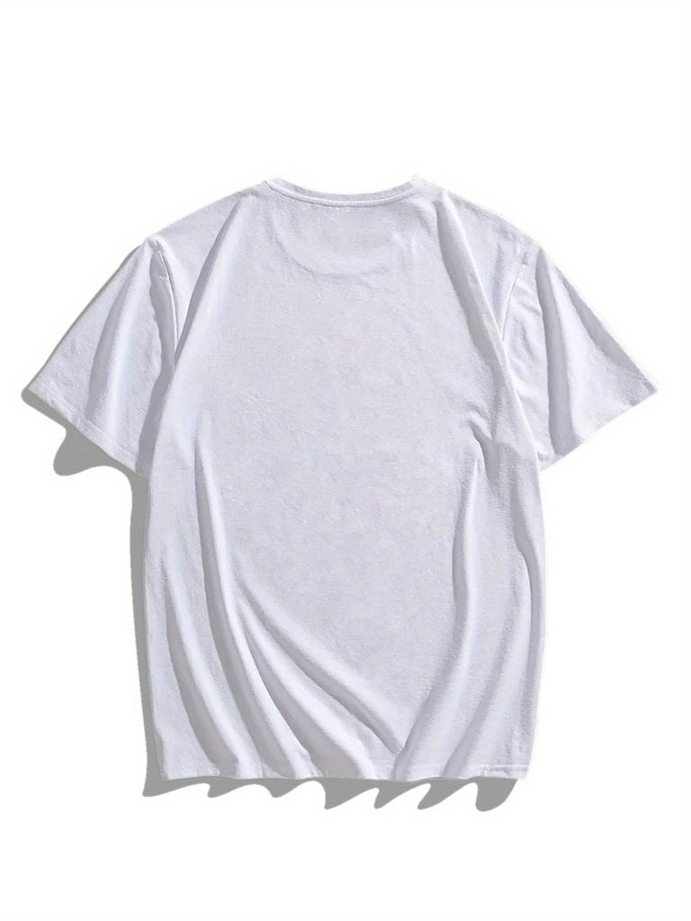 Festive Capybaras Christmas Graphic Tee Soft Cotton Casual Round Neck Short Sleeve TShirt for Men