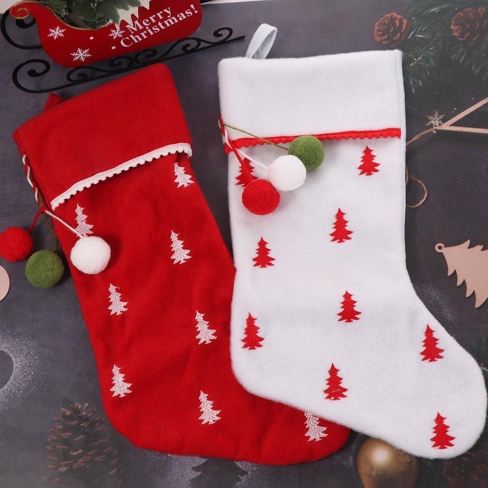 Large Size Christmas Gift Sock Hanging Gift Bag Navidad Christmas Stocking Christmas Decor