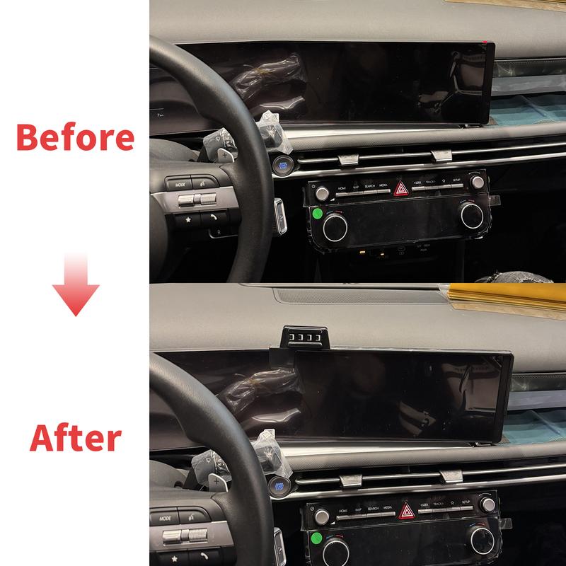 For Hyundai Tucson NX4 2024 2025 2026 Phone Holder Screen Fixed Navigation Bracket Base Wireless Charging