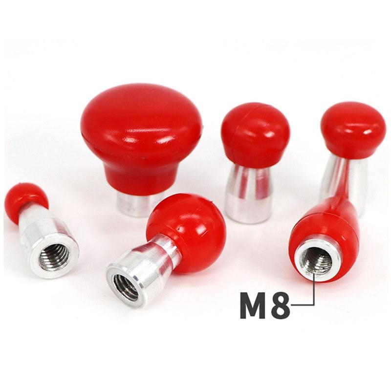 6Pcs Car Dent Repair Tool Hat Hammer Replacement Head Dent Dent Repair Replacement Head Hook Top Pit Head