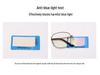 2025 Ultralight Korean-Style Photochromic Metal Glasses, Anti-Blue Light, Unisex Retro Design with Large Frame.