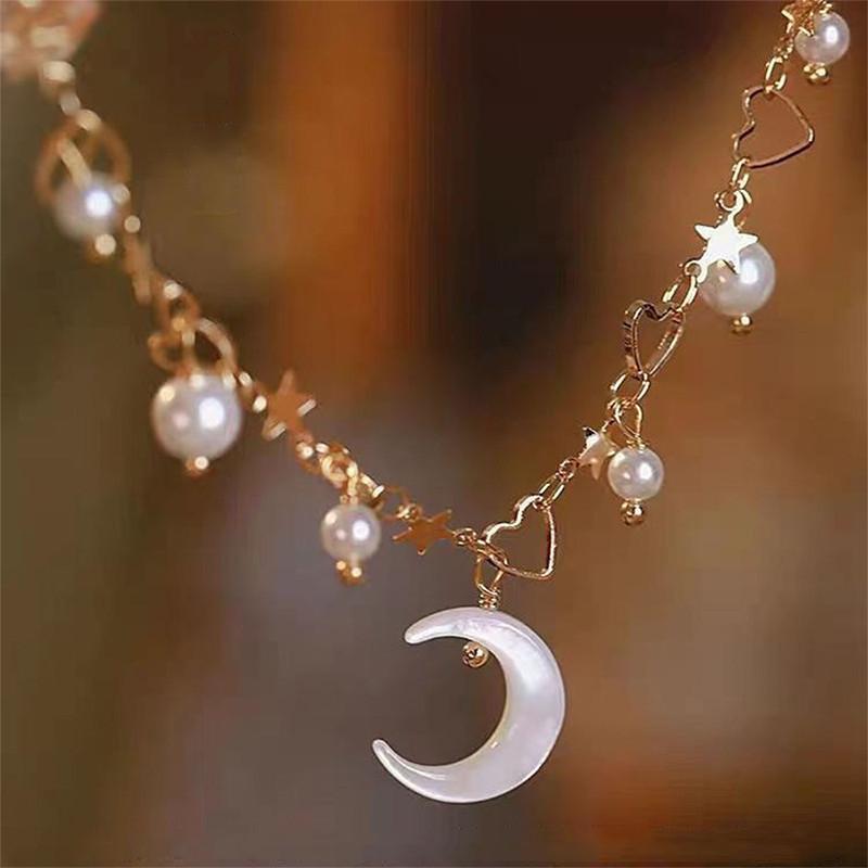 IFME Crystal Star Moon Bratari pentru femei Coreeana Sculptata Inima Bratara pandantiv Accesorii Moda Bijuterii