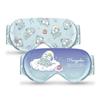 Utukky Silk Eye Mask Featuring Sanrio Characters Hangyodon, 100% Natural Silk, Light Blocking, Sleep Aid, Stylish, Blindfold, No Pressure, Gentle On T