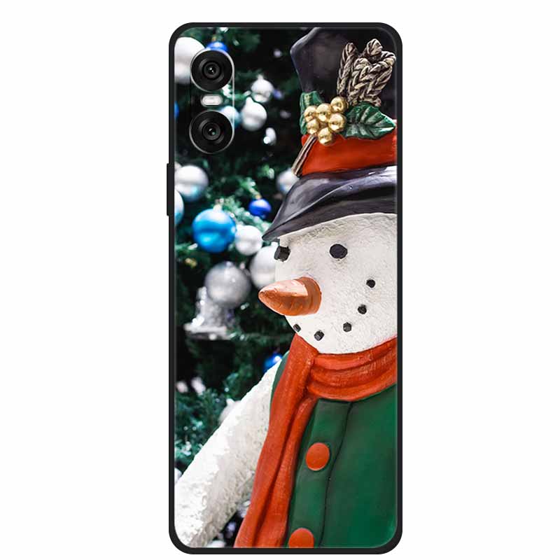 Christmas Phone Cases For Sony Xperia 10 VI 5G Case Soft TPU Silicone Santa Santa Claus Cover For Xperia 10VI Cover Bumper Funda