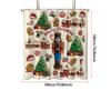 1Pc Christmas Nutcracker Soldier Print Waterproof Shower Curtain Bathroom Partition Privacy Multiple Sizes 12 Hooks Easy Install