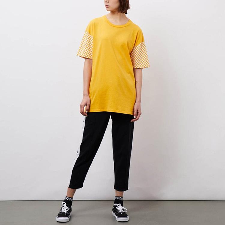 Vans Sport Casual Patchwork Knitted Cuffed Sweatpants Women bottoms Black VN0A3ZONBLK