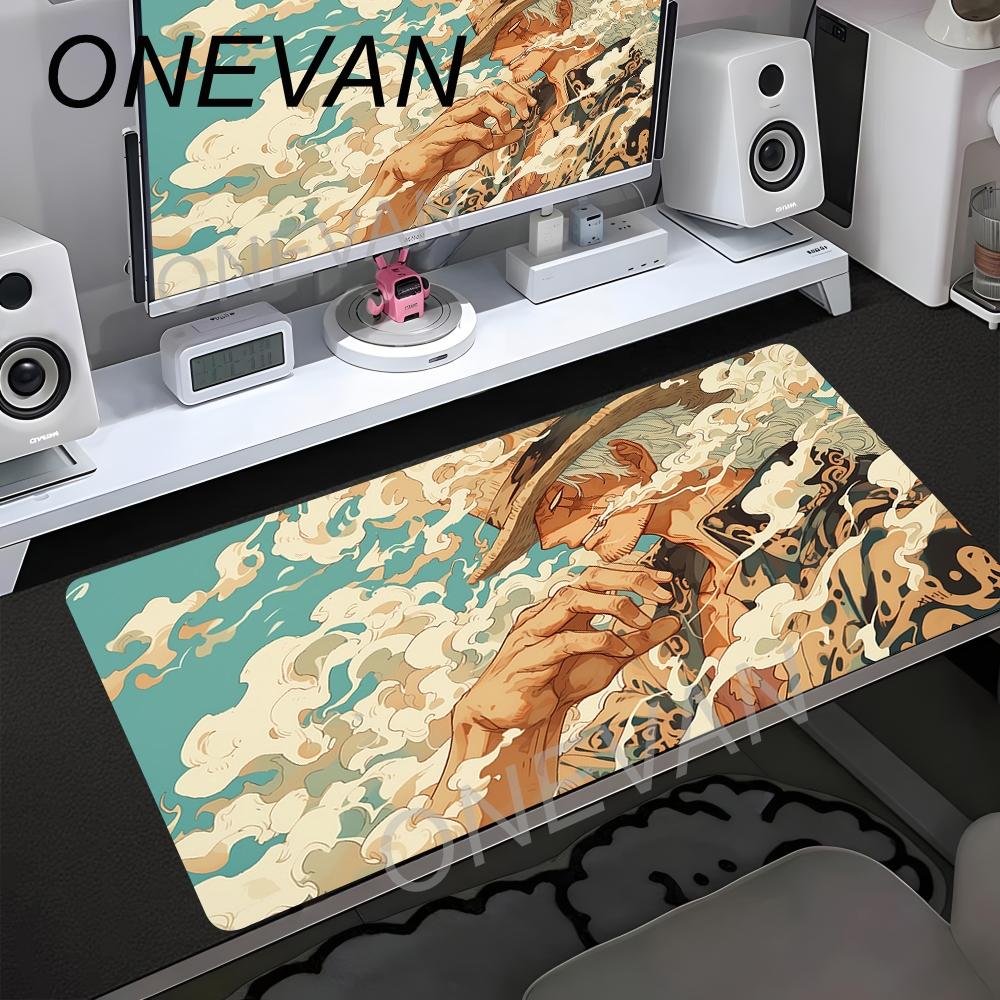 Mouse Pad Notbook Gamer Large Keyboard NonSlip Rubber Computer Carpet Japan Anime One Piece Desk Mat PC Gamer Big Mousepad Gifts