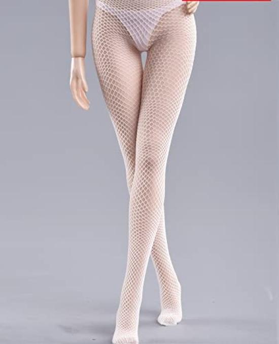 

[TOYBARJAPAN] Масштаб 1/6 Fire Girl Toys FG-YC-002B Белые Женские Солдатские Носки из Сетчатой Ткани для Фигурок (Трусы-танга не
