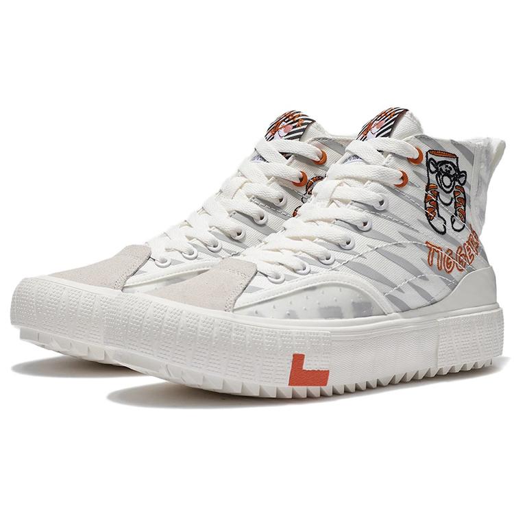 Li Ning Classic Canvas Hi X Disney Tigger 'White' Women's AGCS334-1