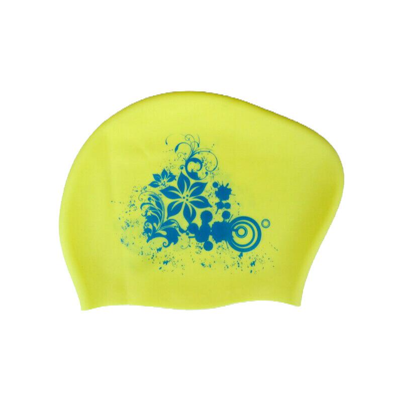 Enlarged Swimming Cap Elastic Safe Swimming Hat New Silicone Swimming Hat