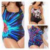 Plus Size One-piece Swimsuit Women's New Printed Bikini Beach Spa Swimsuit