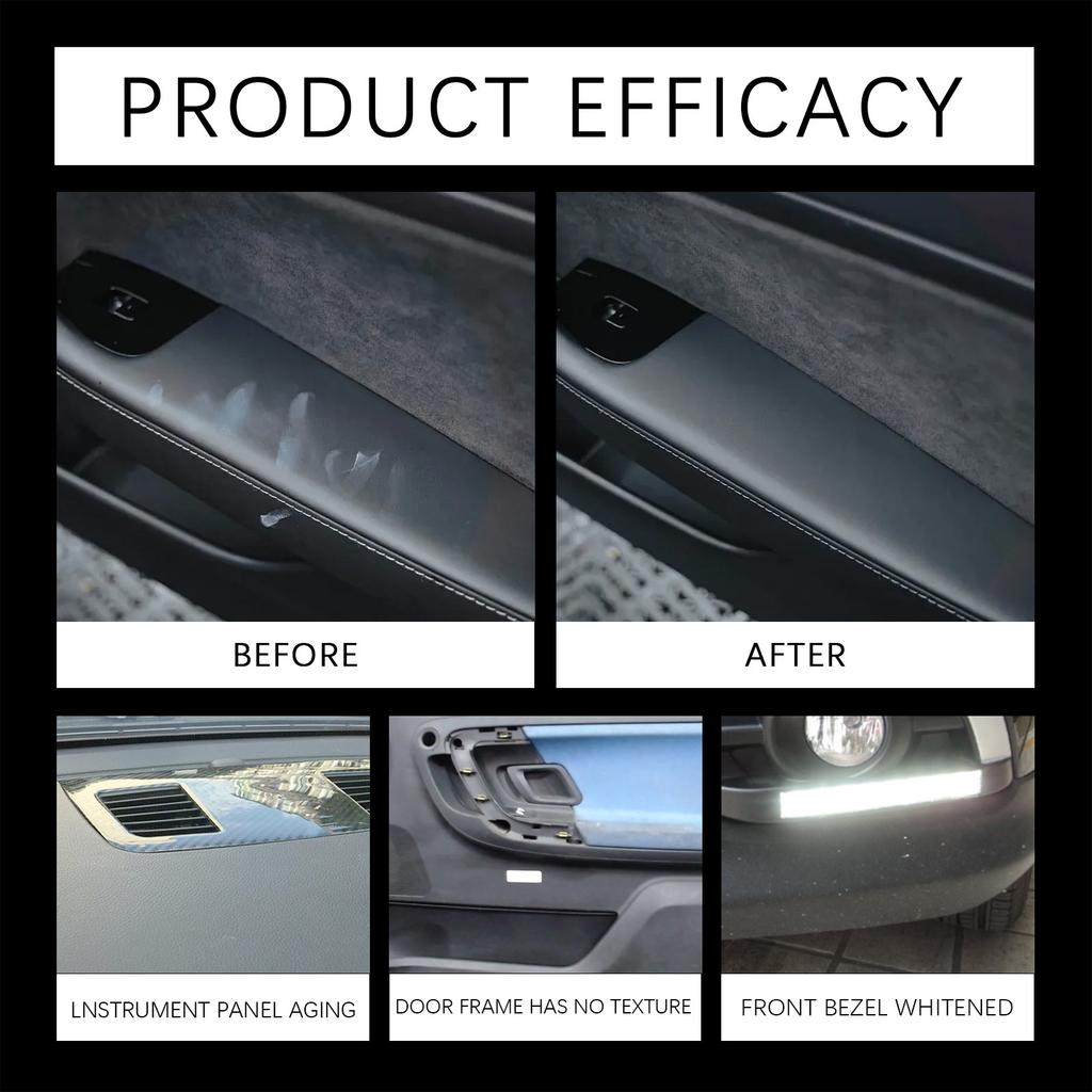 Car Plastic Care Agent Interior Dashboard Polishing Cleaner Maintenance Decontamination Stain Removal  Car Cleaning Agent 100ml