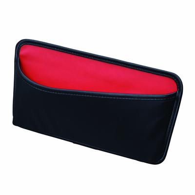 SEIWA Car Storage Seat Side Black X Red Accessories, Pocket, W950,