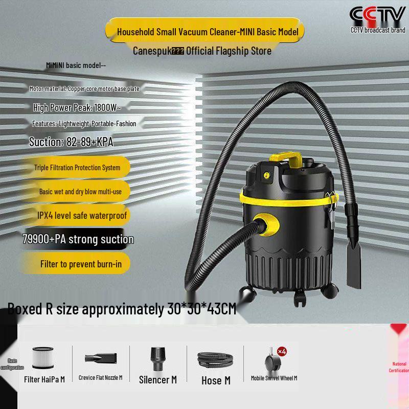 Hochleistungs-Nass-/Trockensauger für den Heim-, Hotel-, Auto- und Industriegebrauch
