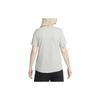 Nike Sportswear Essentials Logo Print Crew Neck T-Shirt Women Tops Light-Gray DX7906-063