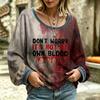 Women's Casual Long Sleeve Neck Top for Everyday Wear