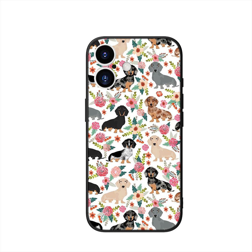 

Dachshund Dog Wallpaper Phone Cover Case for Apple iPhone 17 16 15 11 Pro XS Max XR 6 7 8 Plus + SE 2020 5 16E Casing iPhone 15 Plus