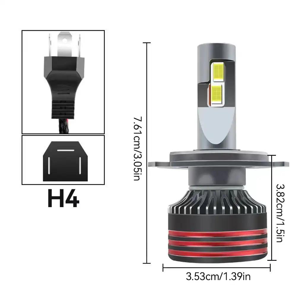 H1 H7 H11 H4 H3 9005 9006 LED Car Headlight Bulbs LED Lamp High Low Beam Bulbs Automobiles Lamp 12000LM 120W Lights White M8pro