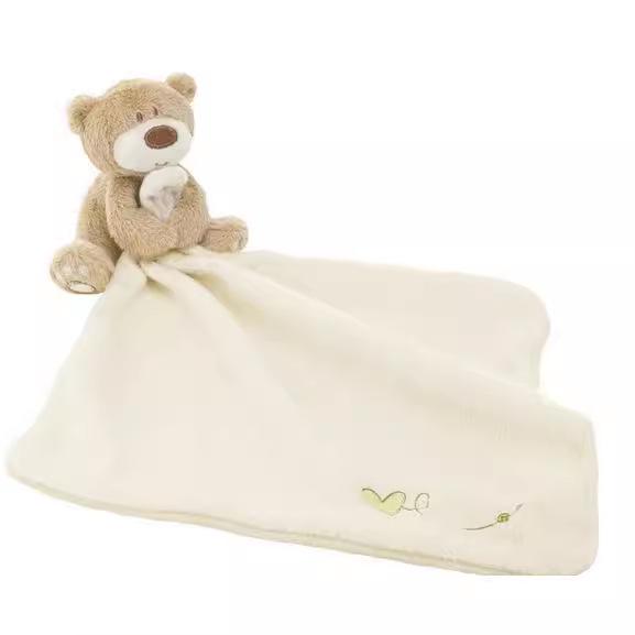 

Comfort Bear Baby Blanket Doll - Small Toy for Creative Play 0